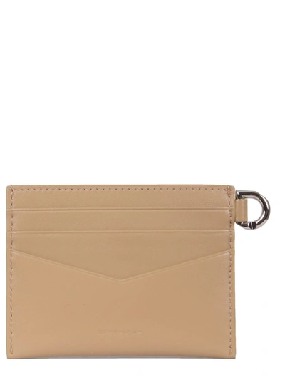 Shop Givenchy Women's Beige Leather Card Holder