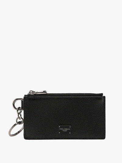 Shop Dolce & Gabbana Card Holder In Black