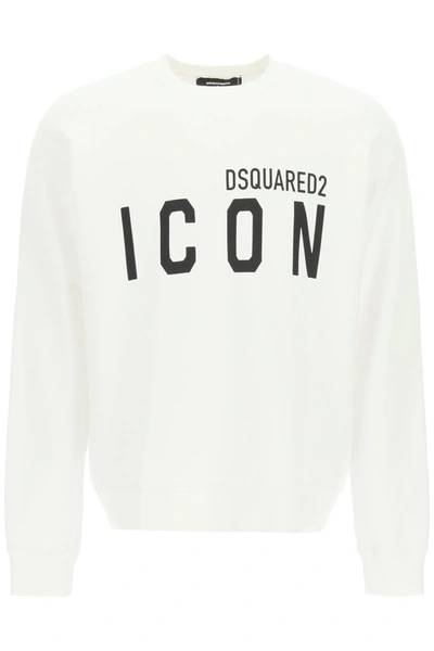 Shop Dsquared2 Icon Logo Sweatshirt In Red