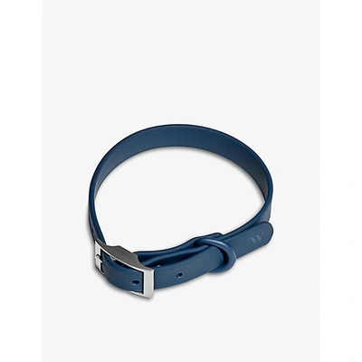Shop Wild One Blue Matte Dog Collar L