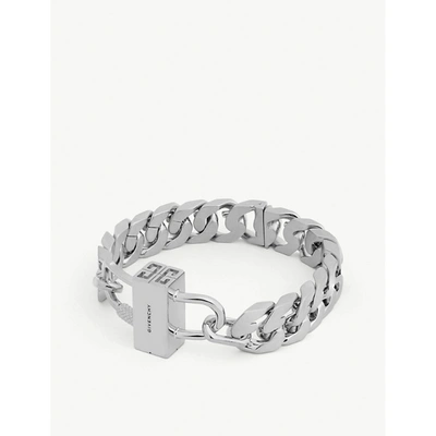 Shop Givenchy Womens 040-silvery G-chain Silver-toned Brass Chain Bracelet 3