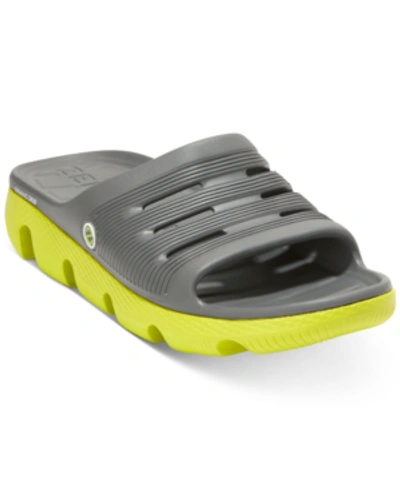 Shop Cole Haan Men's 4.zerøgrand All Day Slide Sandals Men's Shoes In Dark Grey/ Primrose