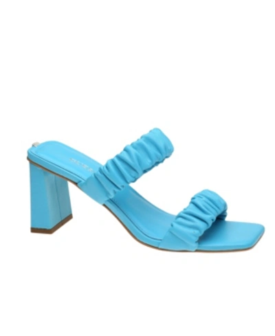 Shop Guess Women's Aindrea Sandals Women's Shoes In River Blue-synthetic