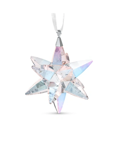 Shop Swarovski Shimmer Star Ornament, Medium In Light Multi-color