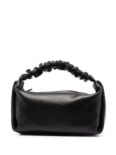 Shop Alexander Wang Scrunchie Zip-fastening Tote Bag In Black