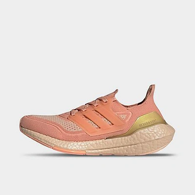 Shop Adidas Originals Adidas Women's Ultraboost 21 Recycled Primeblue Running Shoes In Ambient Blush/ambient Blush/halo Blush