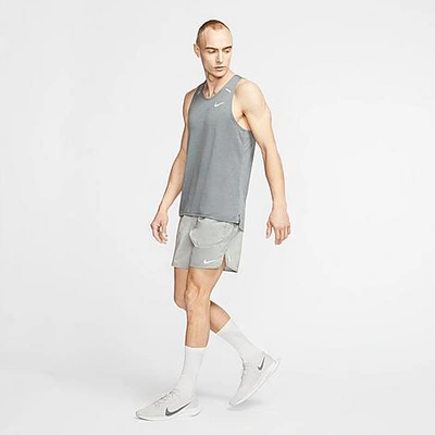 Shop Nike Men's Flex Stride Shorts In Iron Grey/reflective Silver