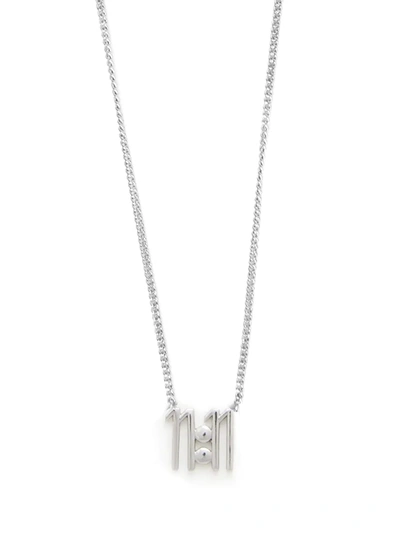 Capsule Eleven 11:11 Pendant Necklace | Sterling Silver In Silber