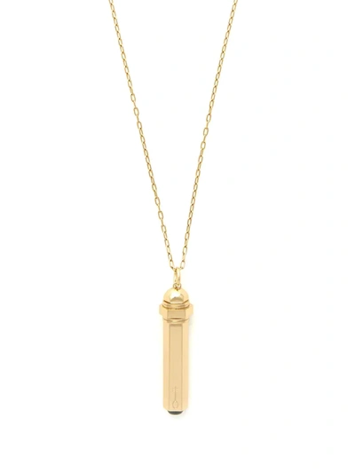 Shop Capsule Eleven Hex Capsule Pendant Necklace In Gold