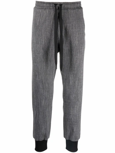 Shop Alchemy Woven Ankle-length Track Pants In Grau