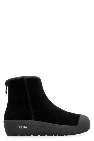 Shop Bally Guard Ii Suede Ankle Boots In Black