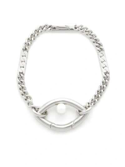 Shop Capsule Eleven Eye Opener Capsule Link Bracelet In Silver