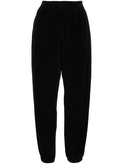 Shop Alexander Wang T Logo-print Sweatpants In Black