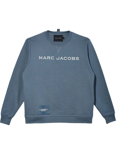 Shop Marc Jacobs 'the Sweatshirt' Signature Sweater In Blau