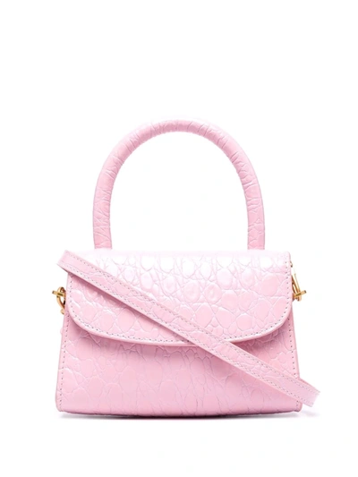 Shop By Far Mini Tote Bag In Rosa