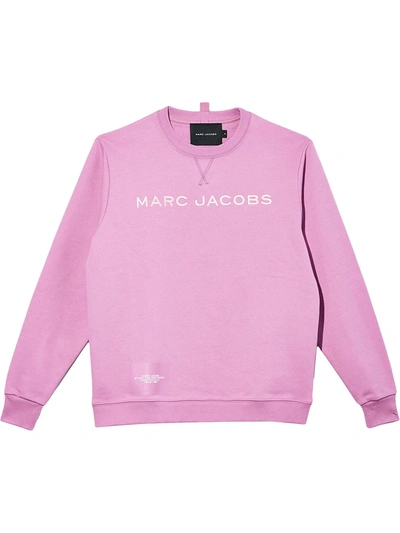 Shop Marc Jacobs 'the Sweatshirt' Signature Sweater In Rosa