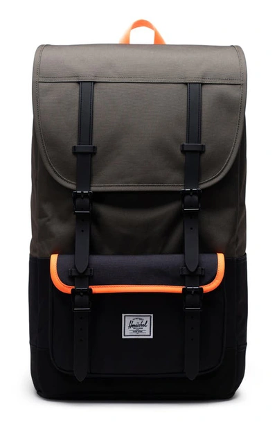 Herschel Supply Co. Little America Camo Backpack In Ivy Green/blue |  ModeSens
