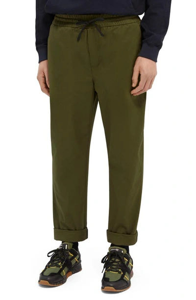 Shop Scotch & Soda Fave Lightweight Joggers In 115-army