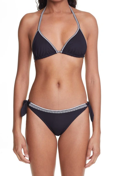 Lemlem Luchia String Bikini Bottom In Black | ModeSens