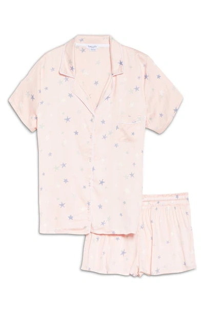 Shop Splendid Short Pajamas In Two Hearts Peacoat