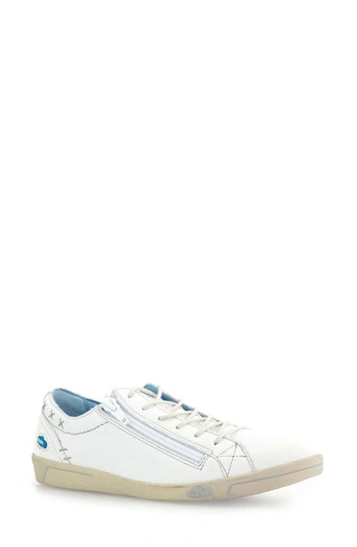 Shop Cloud Aika Sneaker In Velvet White Leather