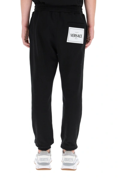 Shop Versace Sweatpants With Logo In Mixed Colours