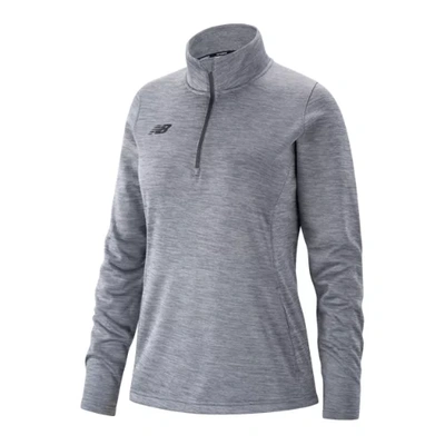 Shop New Balance Women's Womens Thermal Half Zip In Grey