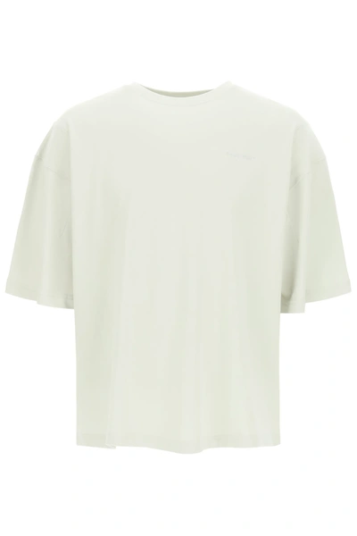 Shop A-cold-wall* Heightfield T-shirt In Chalk (grey)