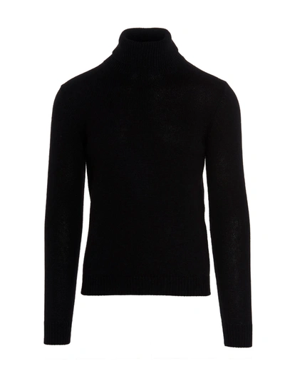 Shop Roberto Collina Turtleneck Sweater In Black