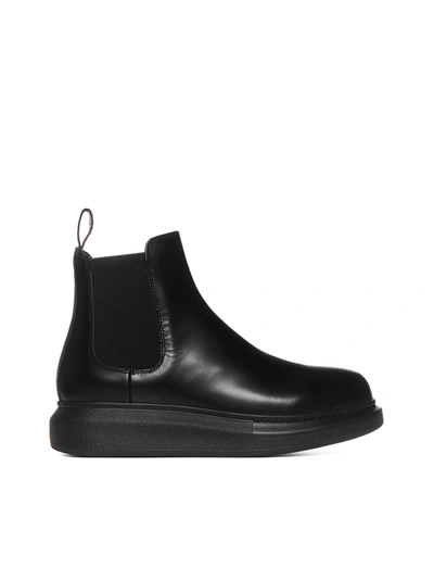 Shop Alexander Mcqueen Boots In Black Black Black