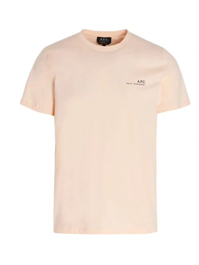 Apc Item Logo Graphic Tee In Pink