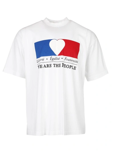 Shop Vetements We Are The People T-shirt White
