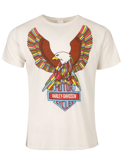 Shop Madeworn Harley Davidson Eagle T-shirt Off-white