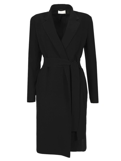 Shop The Row Belted Harri Coat Black