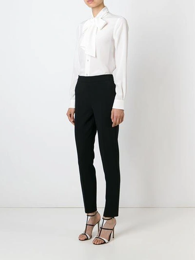 Shop Moschino Slim Fit Trousers