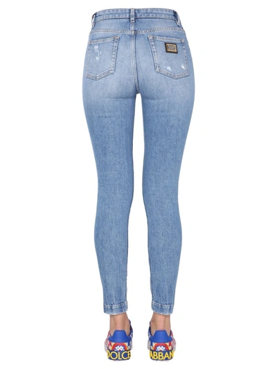 Shop Dolce & Gabbana Audrey Fit Jeans In Denim