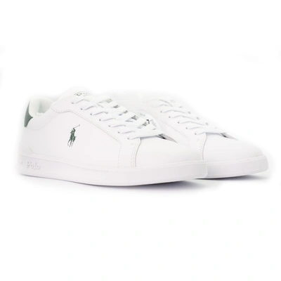 Polo Ralph Lauren Low Top Contrast Logo Sneakers In White | ModeSens