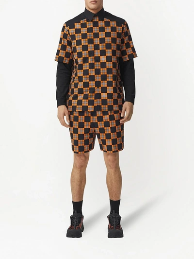 Shop Burberry Vintage Check-print Shirt In Brown