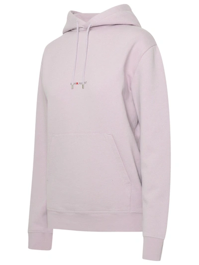 Shop Saint Laurent Lilac Cotton Sweatshirt In Violet