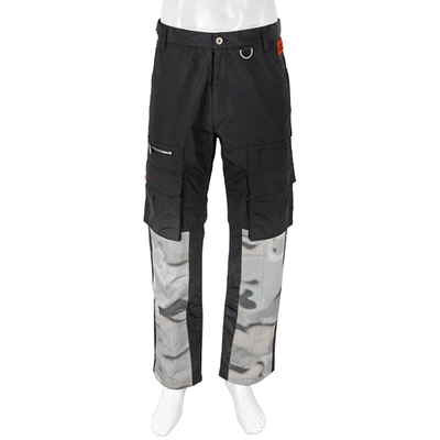 Shop Heron Preston Mens Multicolor Abstract Patch Trousers