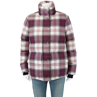 Shop Burberry Ladies Selsey Check Down Padded Jacket In Pattern