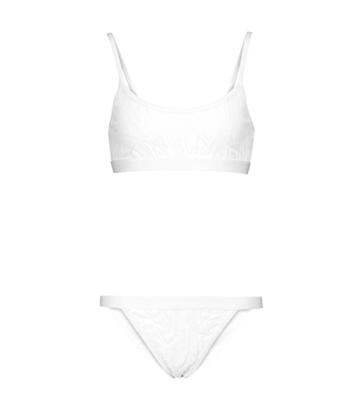 Shop Fendi Ff Bikini In White