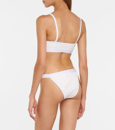 Shop Fendi Ff Bikini In White