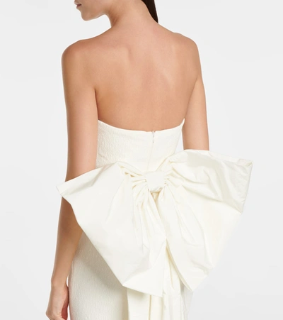 Shop Rebecca Vallance Bridal Rosette Crêpe Gown In White