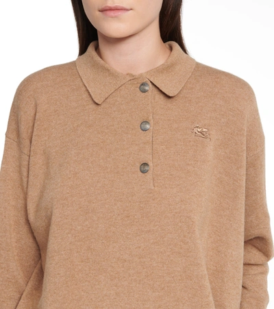 Shop Etro Cashmere Sweater In Beige