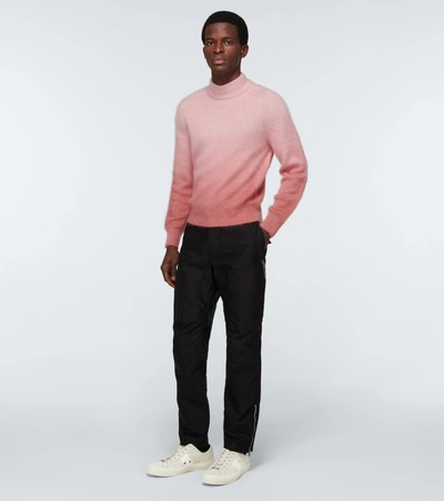 Tom Ford Off-white Nylon Cambridge Low-top Sneakers In White Beige Ivory