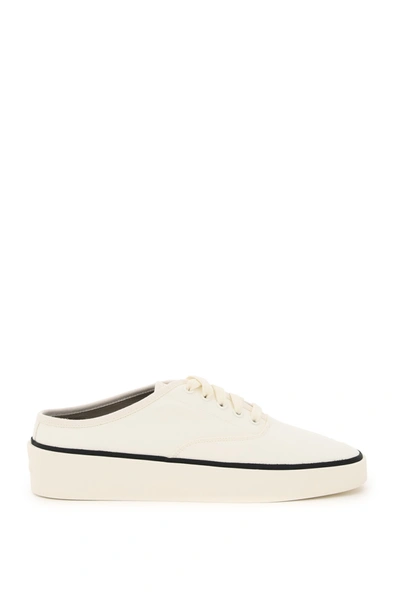 Shop Fear Of God Backless 101 Sneakers In Latte (white)
