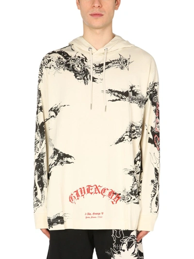 Shop Givenchy 4g Gothic Oversized Hoodie In Multi
