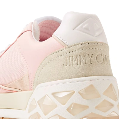 Shop Jimmy Choo Diamond X Trainer/f In X Powder Pink Mix