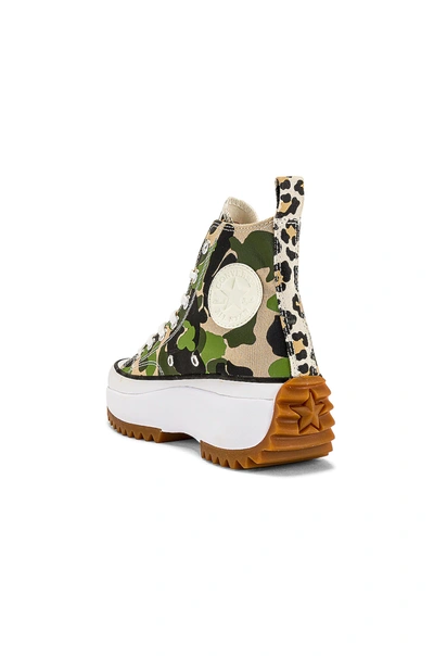 Shop Converse Run Star Hike Archive Gone Wild Sneaker In Candied Ginger, Piquant Green, & White